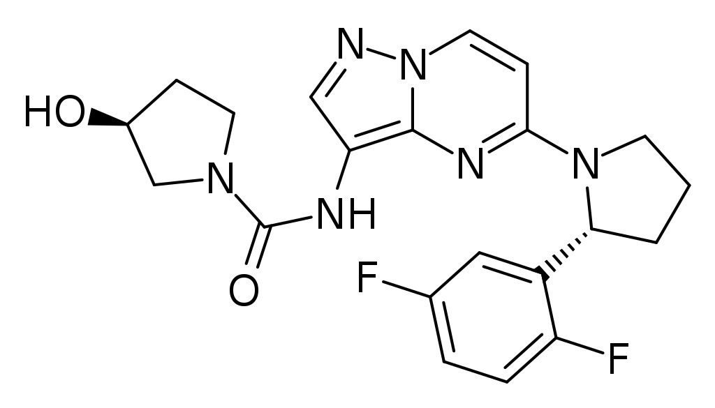 Larotrectinib Struttura Chimica