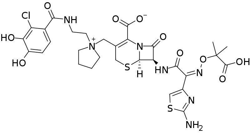 Cefiderocol formula di struttura